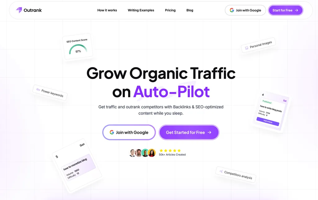 How Outrank enriches content generation with ScreenshotOne
